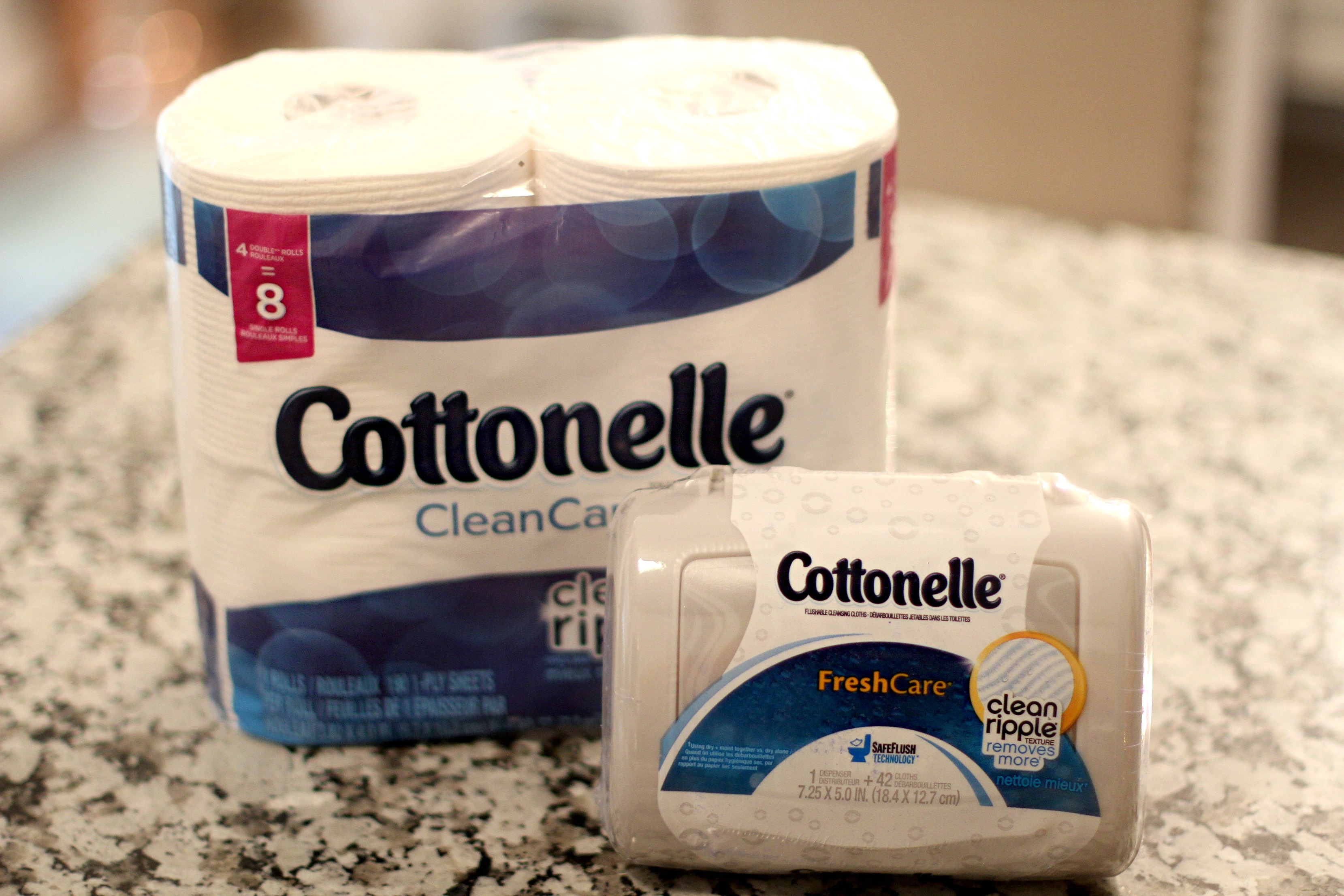 Cottonelle® with CleanRipple® Texture