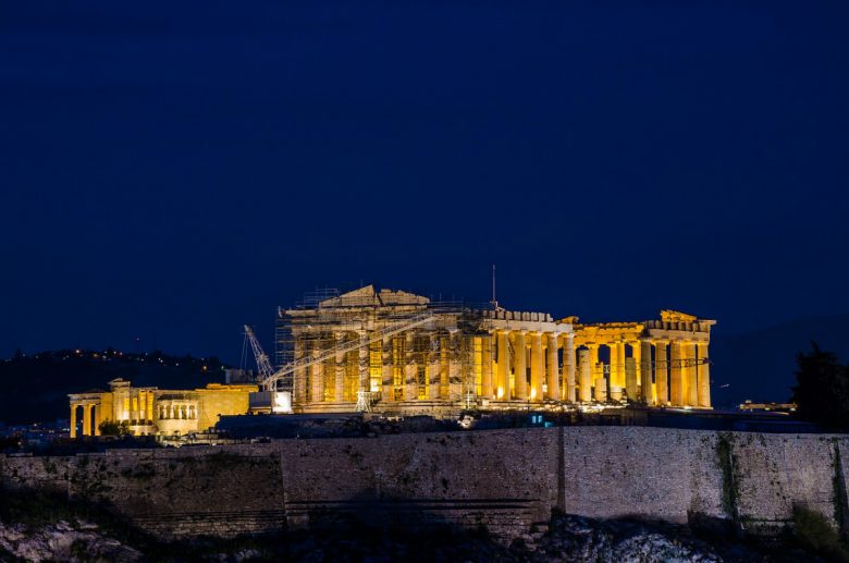 Acropolis By Night