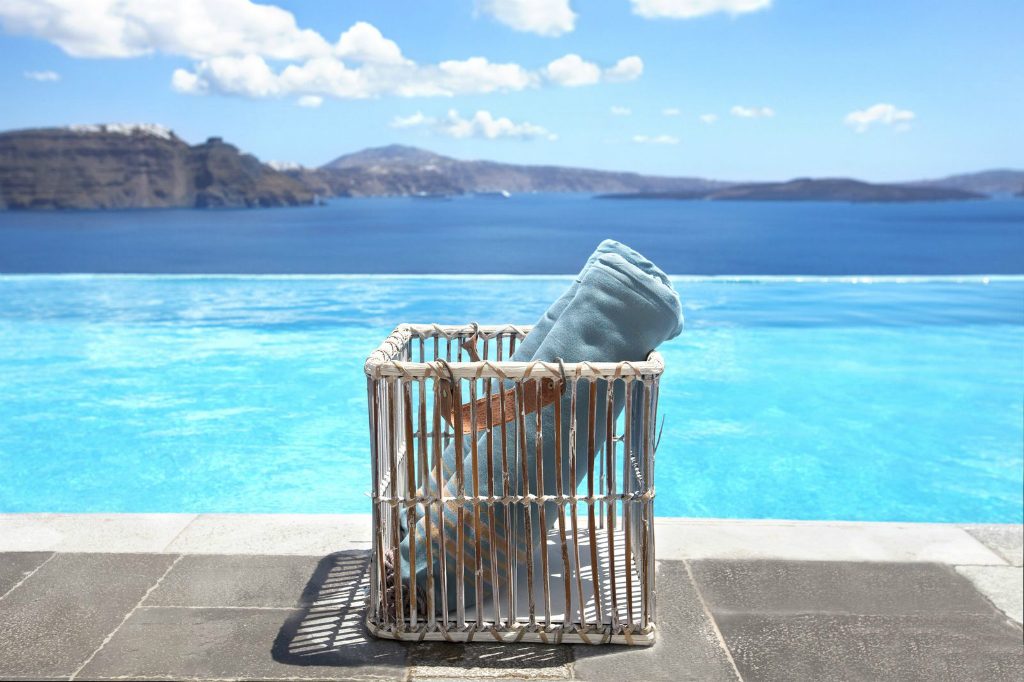 Detail of outdoors at Santorini Secret Suites & Spa in Santorini