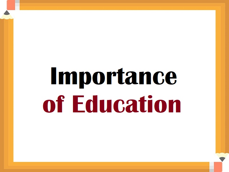 importance of education 