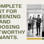 A Comprehensive Checklist For Screening And Selecting Reliable Tenants