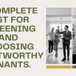 A Comprehensive Checklist for Screening and Selecting Reliable Tenants